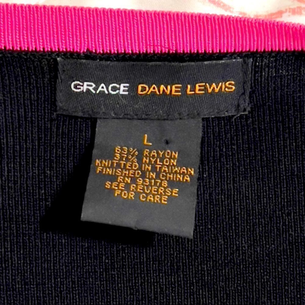 Grace Dane Lewis Ruffe Knit Cardigan LARGE - Picture 14 of 15